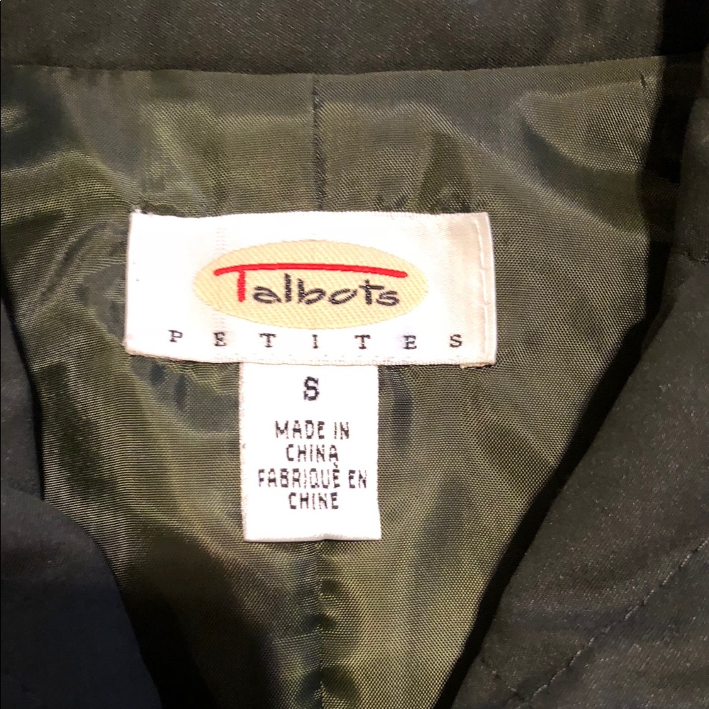 ⭐️WORN ONCE! Hunter green Talbots petites vest. - Picture 5 of 7